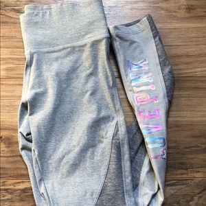 VS pink leggings